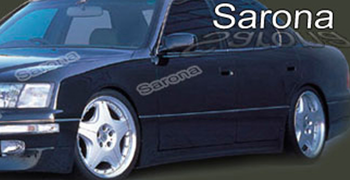 Custom Lexus LS400  Sedan Side Skirts (1995 - 1996) - $270.00 (Part #LX-011-SS)